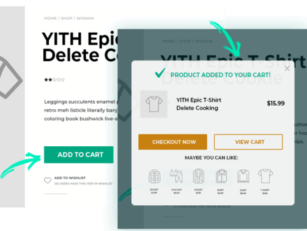 YITH WooCommerce Added to Cart Popup: Best WooCommerce Mini Cart Extensions
