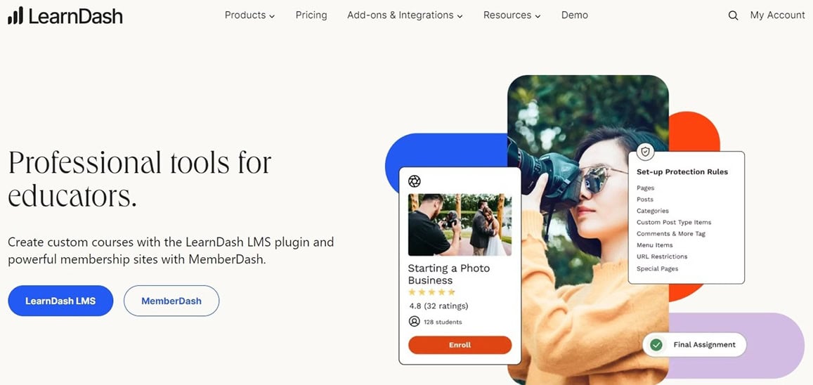 learndash - IsItWP - Free WordPress Theme Detector